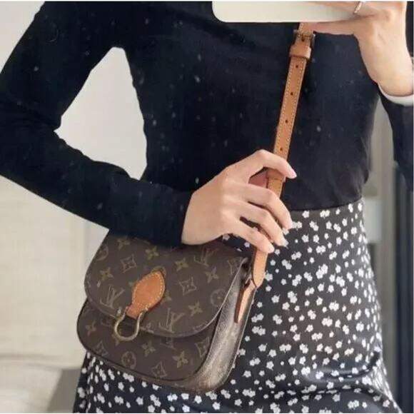 Louis Vuitton Saint Cloud PM Crossbody LV Monogram Shoulder Bag Vintage Western - Picture 11 of 11